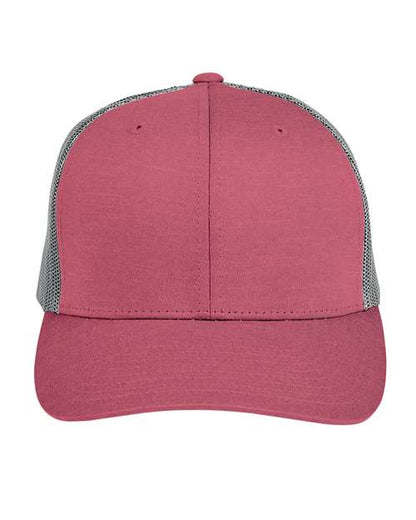 Team 365 Youth Zone Sonic Heather Trucker Cap by Yupoong