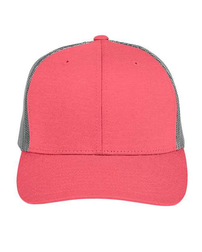 Team 365 Youth Zone Sonic Heather Trucker Cap by Yupoong