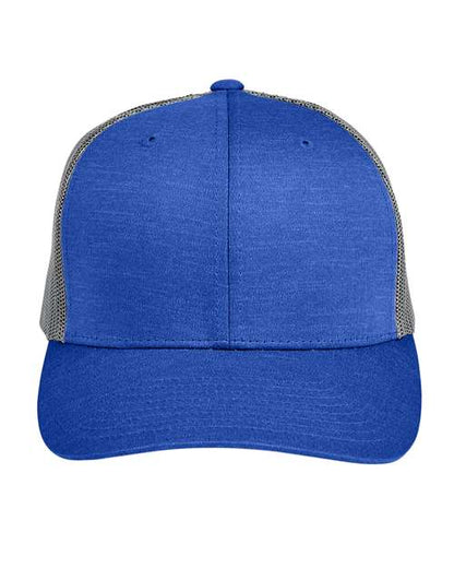 Team 365 Youth Zone Sonic Heather Trucker Cap by Yupoong