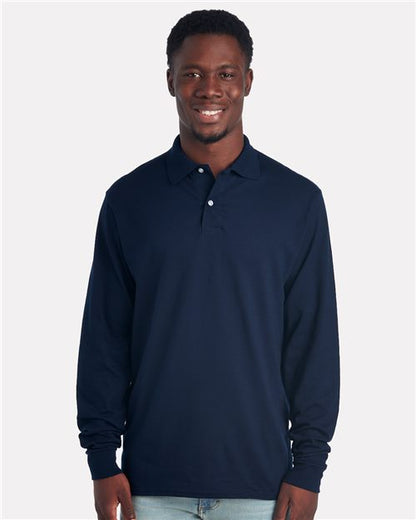 JERZEES Men's Dri-Power® Long Sleeve Polo
