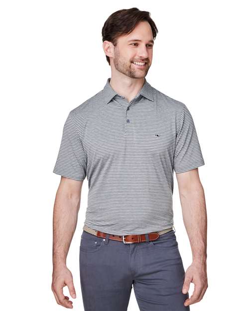 vineyard vines Men's Bradley Stripe Sankaty Polo