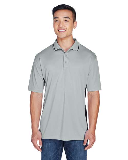 UltraClub Men's Cool & Dry Sport Two-Tone Polo