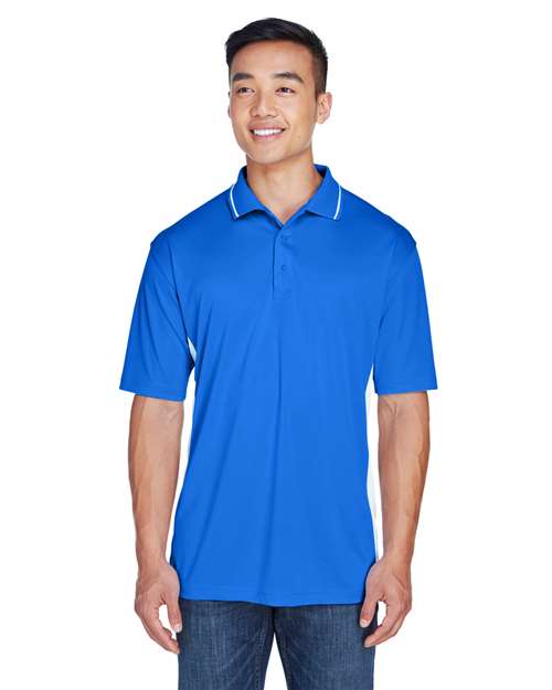 UltraClub Men's Cool & Dry Sport Two-Tone Polo