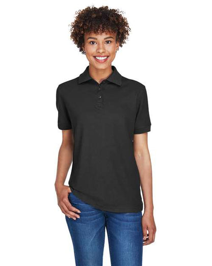 UltraClub Women's Whisper Pique Polo