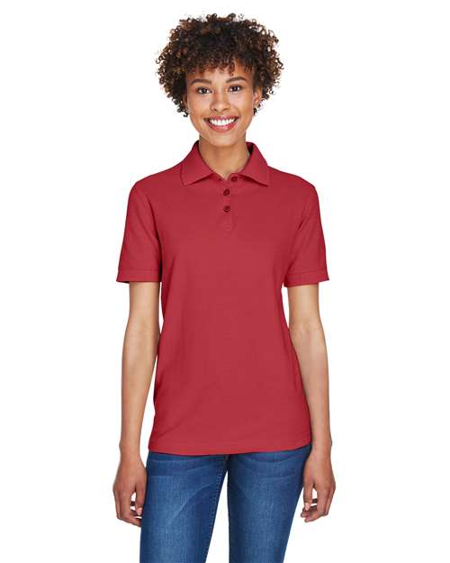 UltraClub Women's Whisper Pique Polo