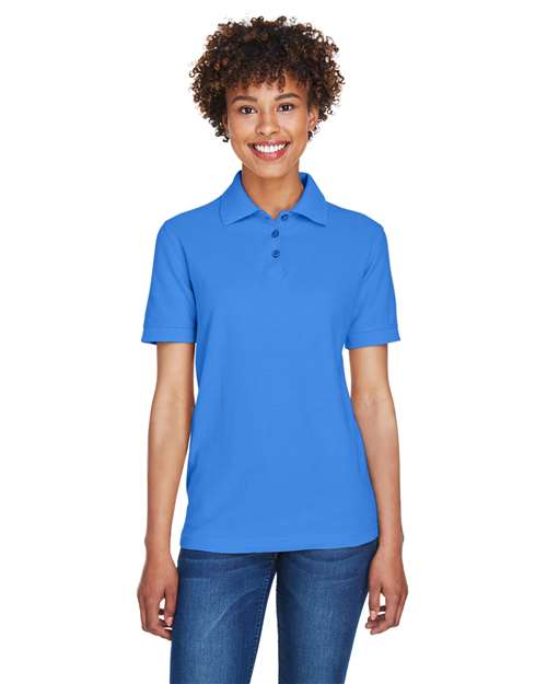 UltraClub Women's Whisper Pique Polo