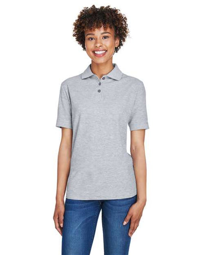 UltraClub Women's Whisper Pique Polo