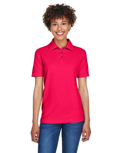 UltraClub Women's Whisper Pique Polo