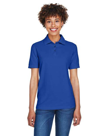 UltraClub Women's Whisper Pique Polo