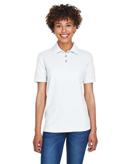 UltraClub Women's Whisper Pique Polo