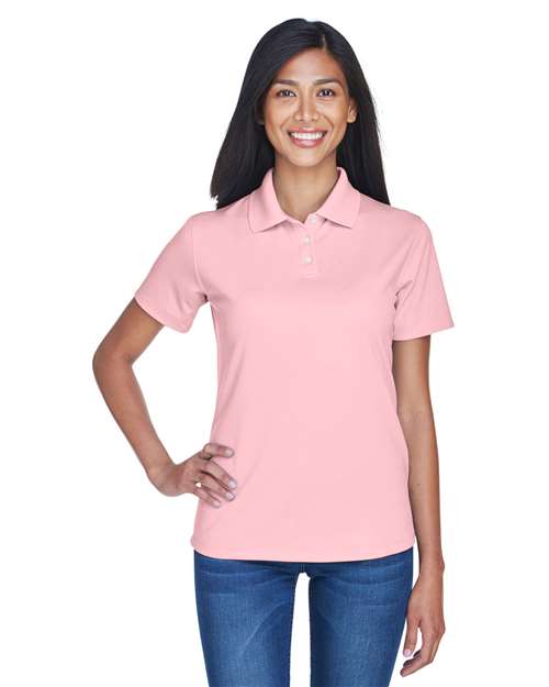 UltraClub Women's Cool & Dry Stain-Release Performance Polo