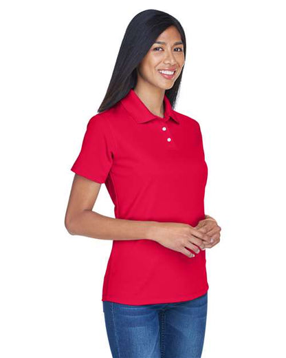 UltraClub Women's Cool & Dry Stain-Release Performance Polo