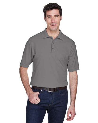 UltraClub Men's Whisper Piqué Polo