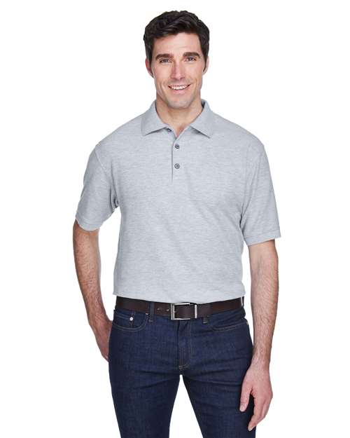 UltraClub Men's Whisper Piqué Polo