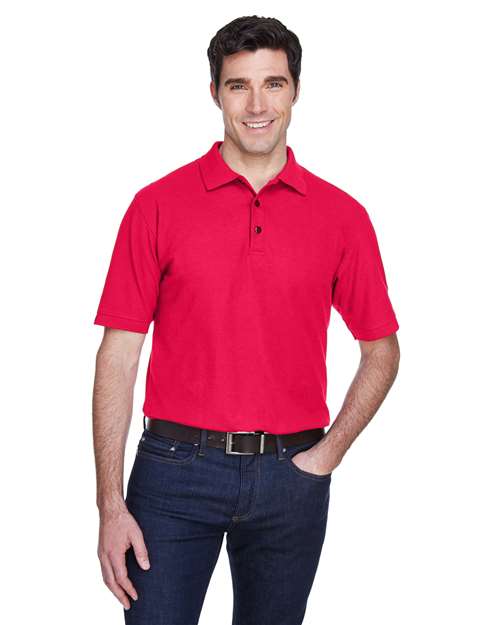 UltraClub Men's Whisper Piqué Polo