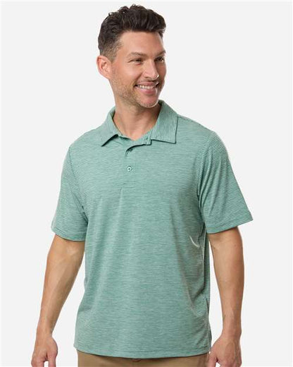 Team 365 Men's Relay Heathered Stripe Polo