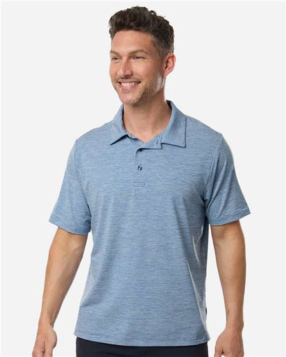 Team 365 Men's Relay Heathered Stripe Polo