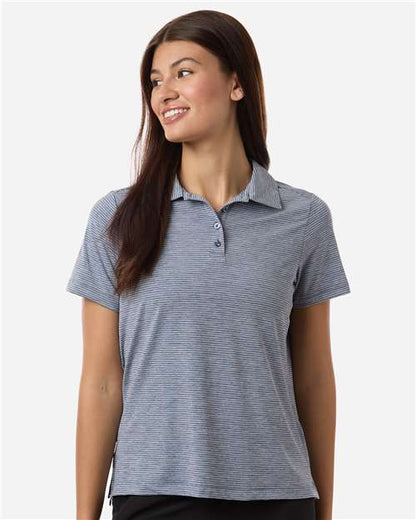 Team 365 Women's Relay Heathered Stripe Polo