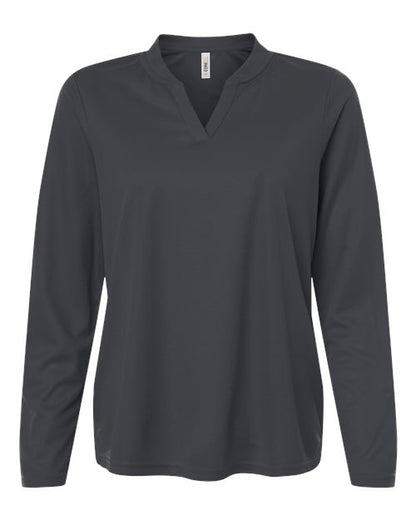 CORE365 Women's Nova Performance Long Sleeve Pique Polo