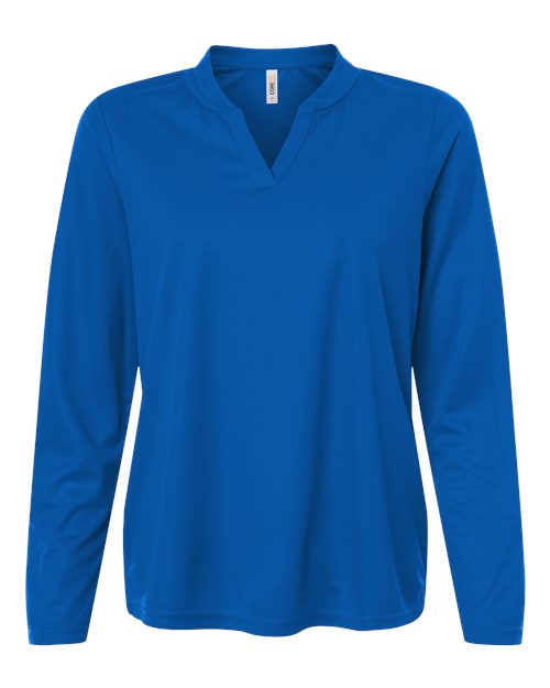 CORE365 Women's Nova Performance Long Sleeve Pique Polo