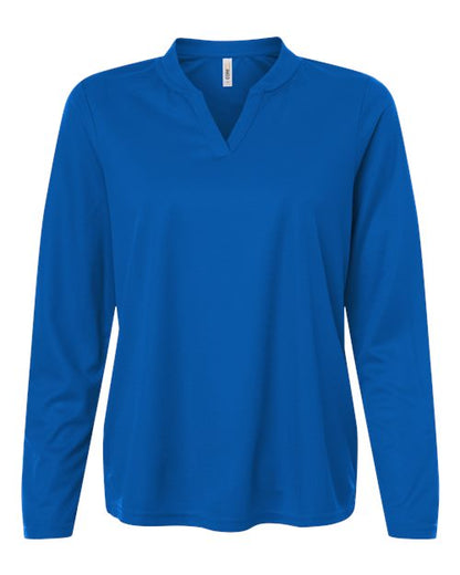 CORE365 Women's Nova Performance Long Sleeve Pique Polo