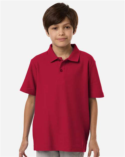 CORE365 Youth Resolve CVC Performance Pique Polo