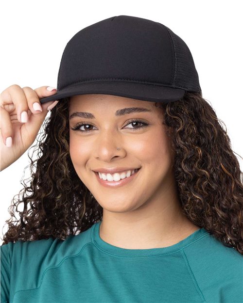 Big Accessories Bend Foam Trucker Cap