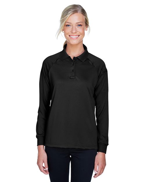 Harriton Women's Advantage Long Sleeve Tactical Polo