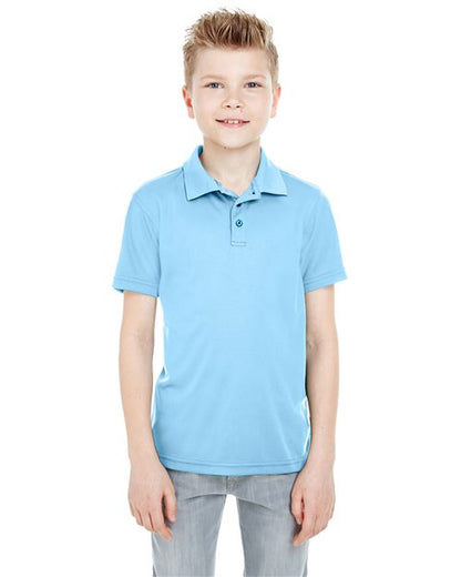 UltraClub Youth Cool & Dry Mesh Piqué Polo
