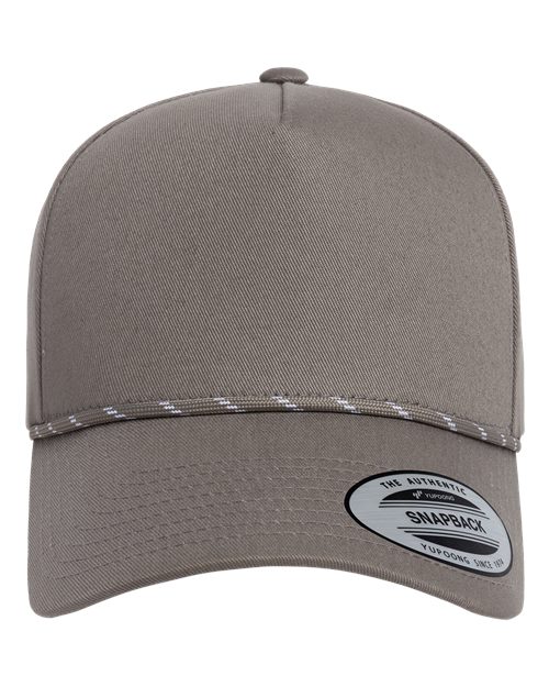 YP Classics Retro Cotton Blend Five-Panel Rope Cap