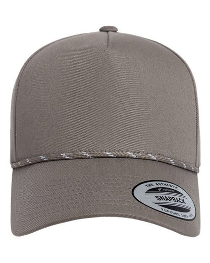 YP Classics Retro Cotton Blend Five-Panel Rope Cap