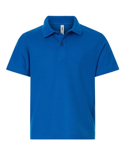CORE365 Youth Resolve CVC Performance Pique Polo