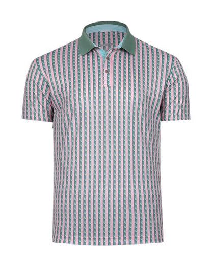 Swannies Men's Greens Piqué Polo