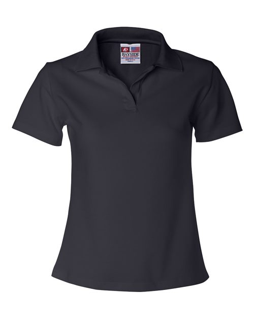 Bayside Women's USA-Made V-Neck Polo