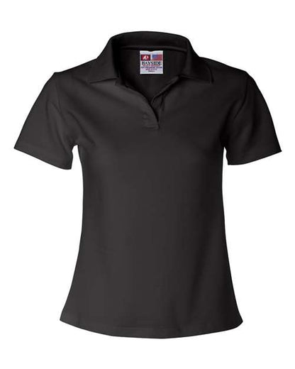 Bayside Women's USA-Made V-Neck Polo