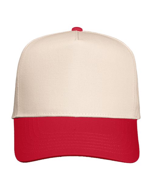 Valucap Five-Panel Twill Cap