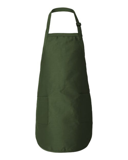 Q-Tees Full-Length Apron with Pockets