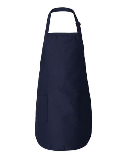 Q-Tees Full-Length Apron with Pockets