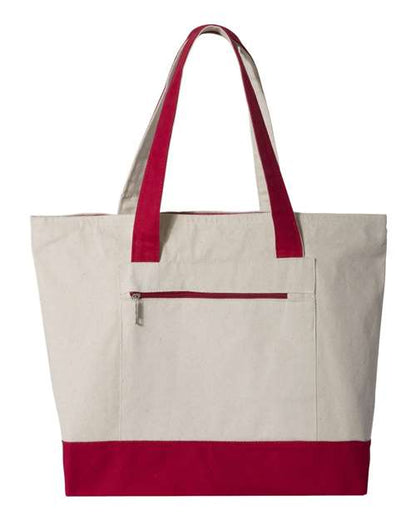 Q-Tees 19L Zippered Tote