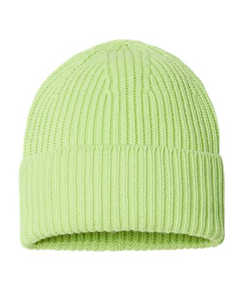 Atlantis Headwear Sustainable Chunky Rib Cuffed Beanie