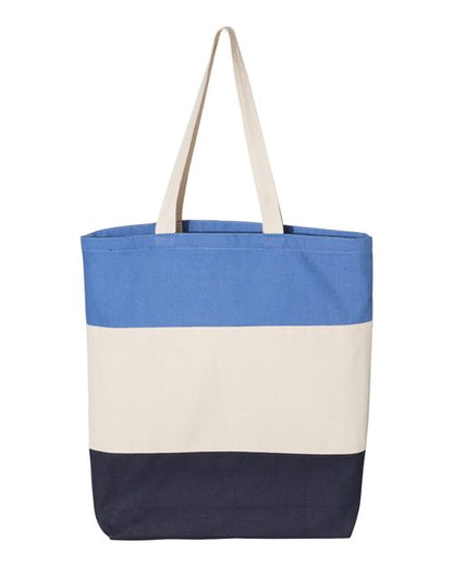 Q-Tees 11L Tri-Color Tote