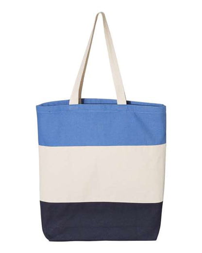 Q-Tees 11L Tri-Color Tote