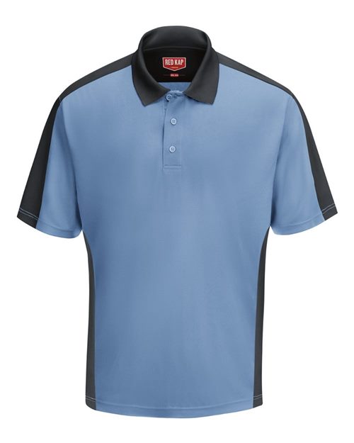 Red Kap Men's Performance Knit Two Tone Polo