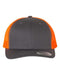 Charcoal/ Neon Orange