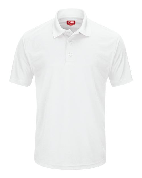 Red Kap Men's Short Sleeve Performance Knit Pocketless Core Polo