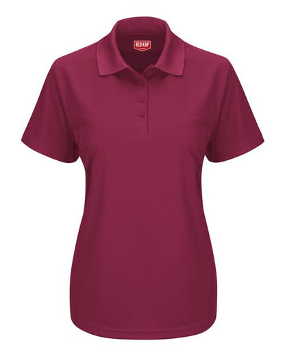 Red Kap Women's Performance Knit Pocketless Core Polo