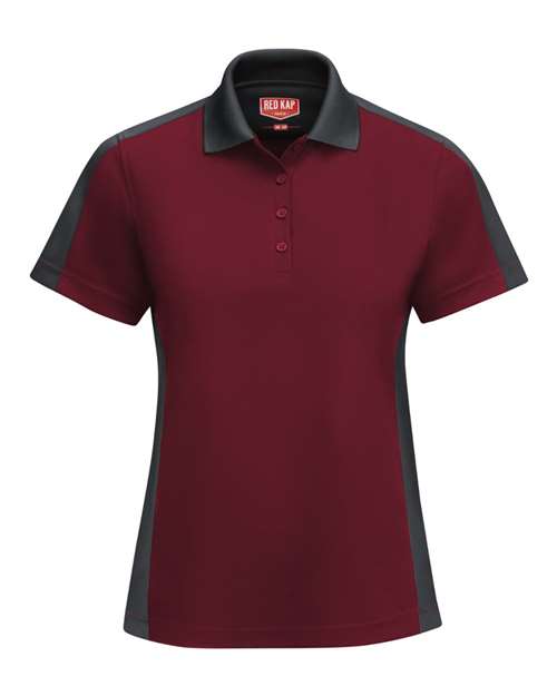 Red Kap Women's Performance Knit Two-Tone Polo