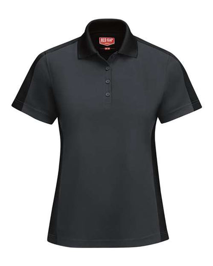 Red Kap Women's Performance Knit Two-Tone Polo