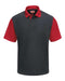 Charcoal/ Red