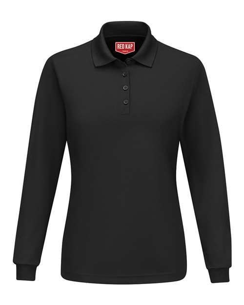 Red Kap Women's Long Sleeve Performance Knit Polo